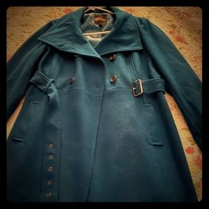 Guess Color Teal Winter Coat